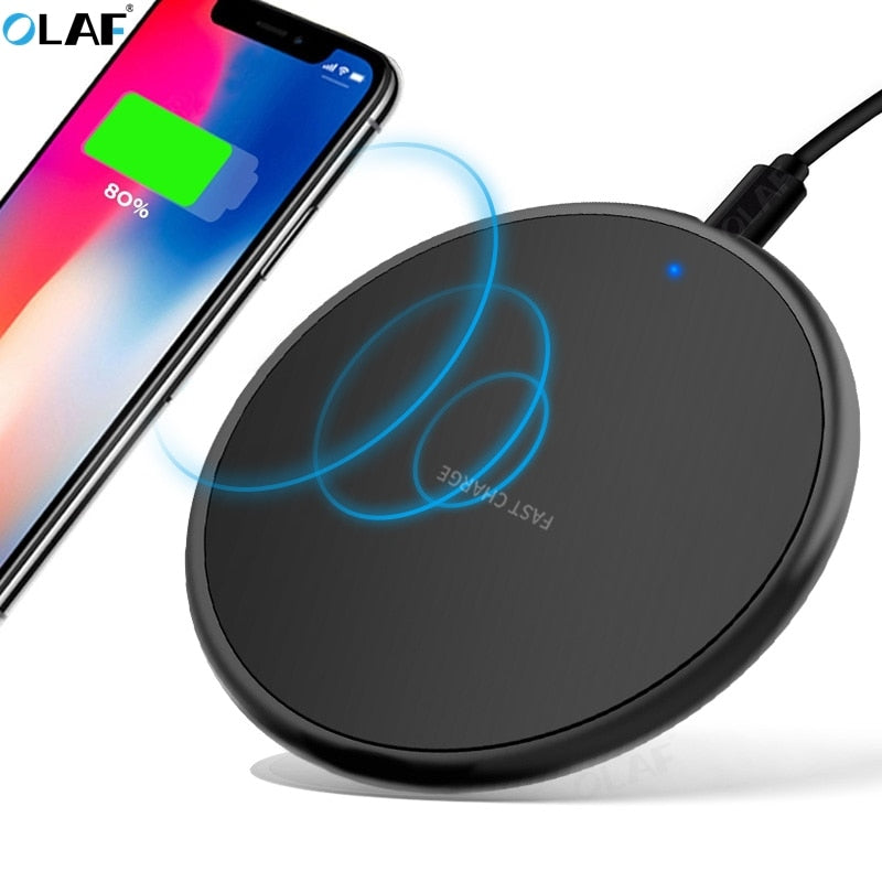 10W Fast Wireless Charger For iPhone, Samsung, Huawei