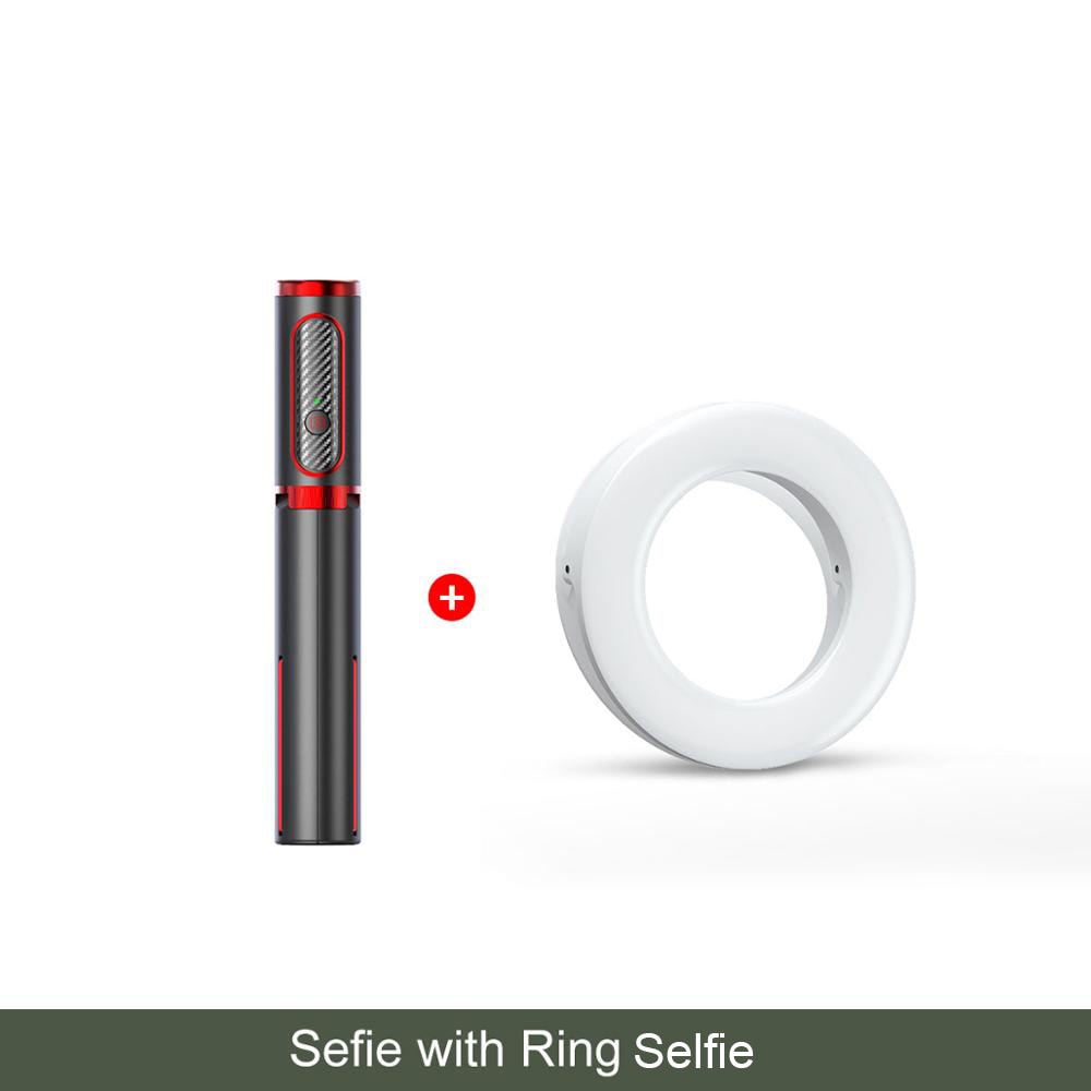 Wireless Bluetooth Selfie Stick Foldable Tripod Expandable