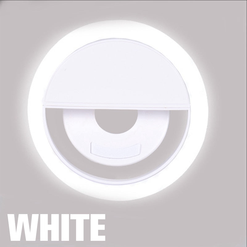 Rechargeable Selfie Ring Light Mobile Phone