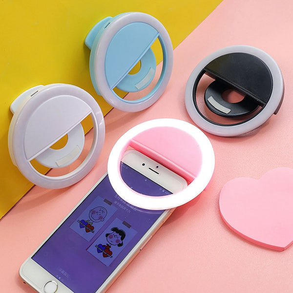 Rechargeable Selfie Ring Light Mobile Phone