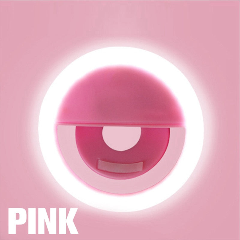 Rechargeable Selfie Ring Light Mobile Phone