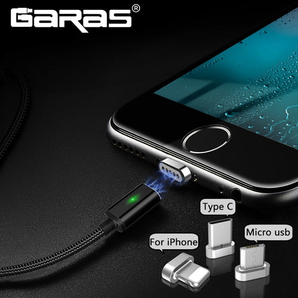 Magnetic Cable Micro USB/Type C Charger Adapter