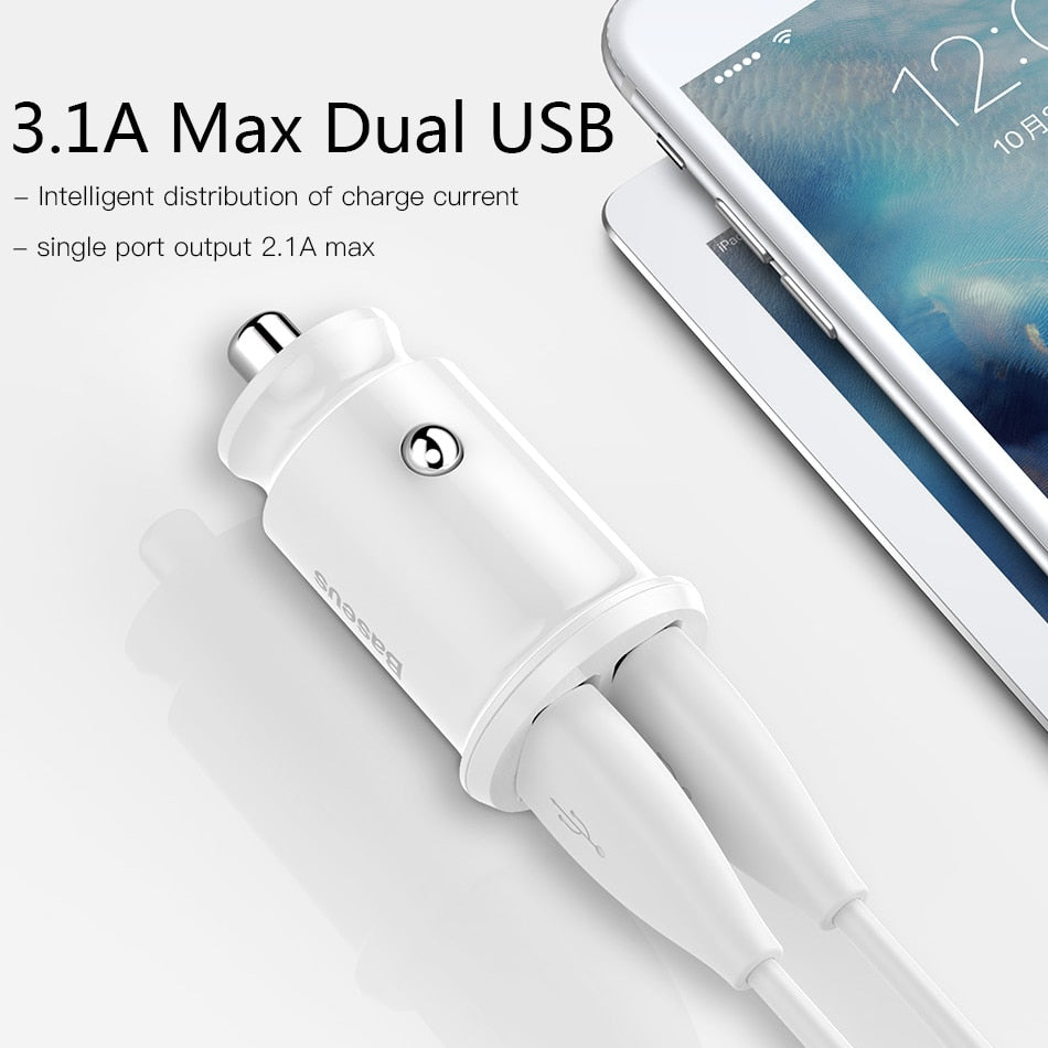 Mini USB Car Charger For Mobile Phone Tablet
