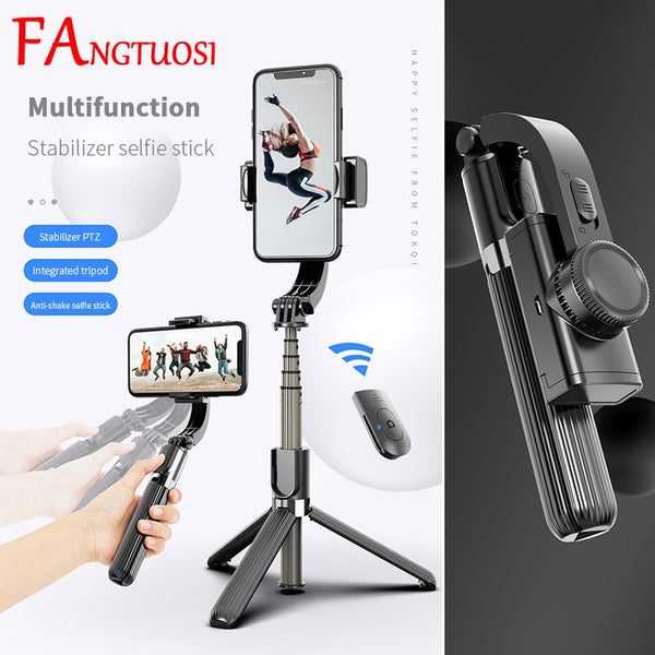 Bluetooth Handheld Gimbal Stabilizer Mobile Phone Selfie Stick