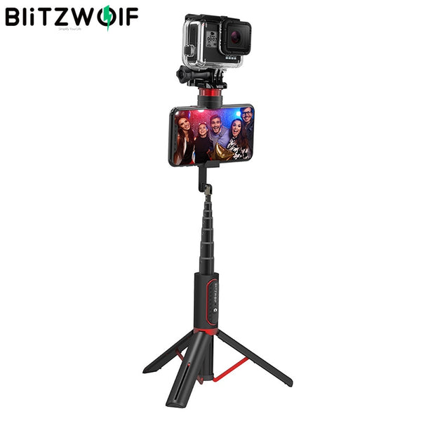 All In One Wireless Bluetooth Selfie Stick Foldable